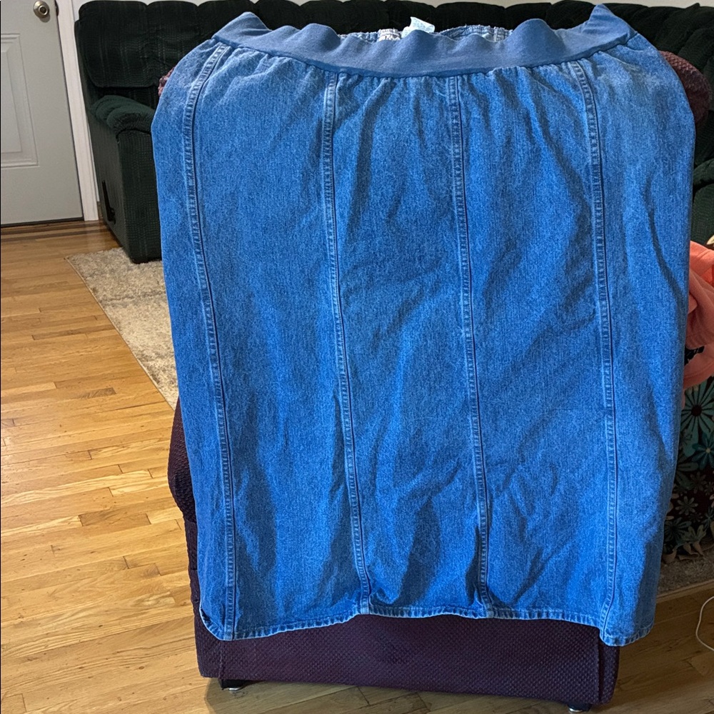 duo Maternity Light Blue Denim Skirt